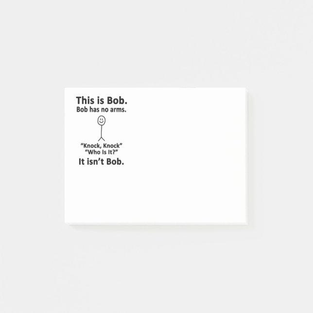 This is Bob Post-it Notes (Front)