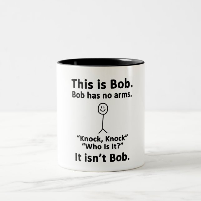 This is Bob Two-Tone Coffee Mug (Center)