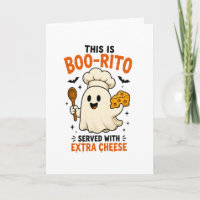 “This Is Boo-Rito Served with Extra Cheese” Design