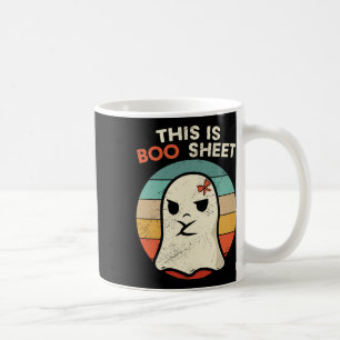 This Is Boo Sheet Fun Halloween Costumes Fun Hallo Coffee Mug