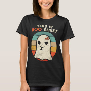 This Is Boo Sheet Fun Halloween Costumes Fun Hallo T-Shirt