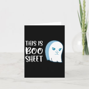 This Is Boo Sheet Fun Halloween Sayings  Card