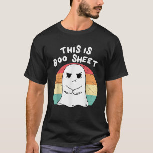 This Is Boo Sheet Funny Ghost Halloween Costume T  T-Shirt