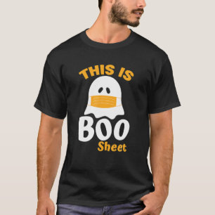 This Is Boo Sheet Funny Halloween 2021 Ghost Mask T-Shirt