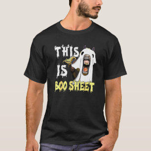 This Is Boo Sheet Funny Horses Ghost Halloween Cos T-Shirt