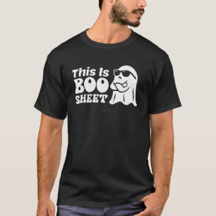 This Is Boo Sheet Ghost Cool Ghost Funny Halloween T-Shirt
