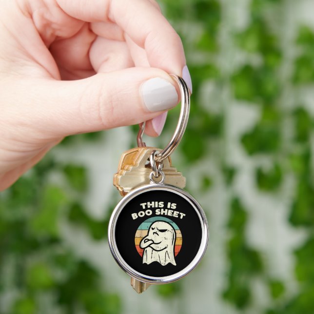 This Is Boo Sheet Ghost  Key Ring (Hand)