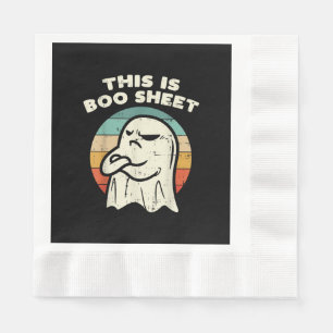 This Is Boo Sheet Ghost  Napkin
