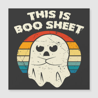 This Is Boo Sheet Ghost Retro Halloween