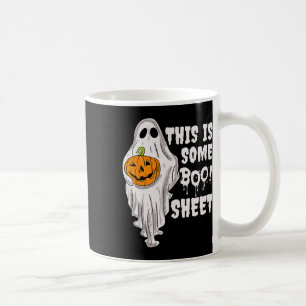 This Is Boo Sheet Ghost Retro Halloween Costume Me Coffee Mug