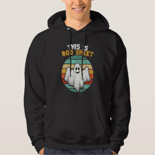 This Is Boo Sheet Ghost Retro Halloween Costume Me Hoodie