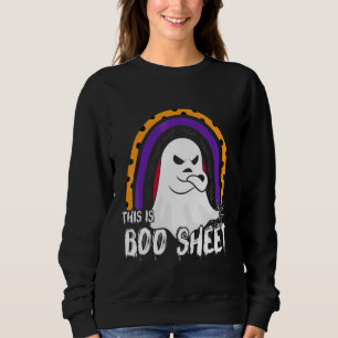 This is boo sheet ghost retro halloween costume me sweatshirt