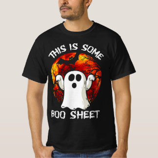 This Is Boo Sheet Ghost Retro Halloween Costume Me T-Shirt