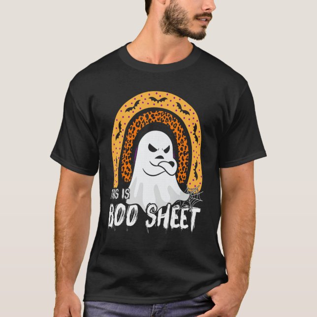 This is boo sheet ghost retro halloween costume me T-Shirt (Front)