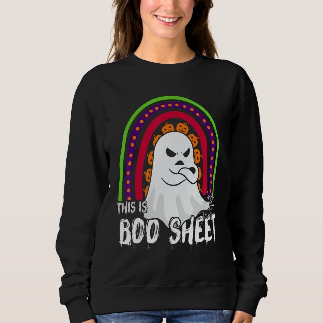 This is boo sheet happy halloween rainbow 2022 men sweatshirt (Front)