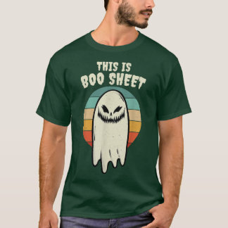 This Is Boo Sheet Happy Halloween  T-Shirt