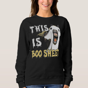 This Is Boo Sheet Horse Sweatshirt