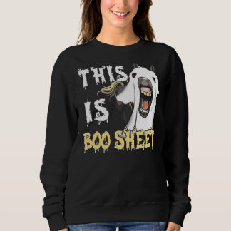 This Is Boo Sheet Horse Sweatshirt