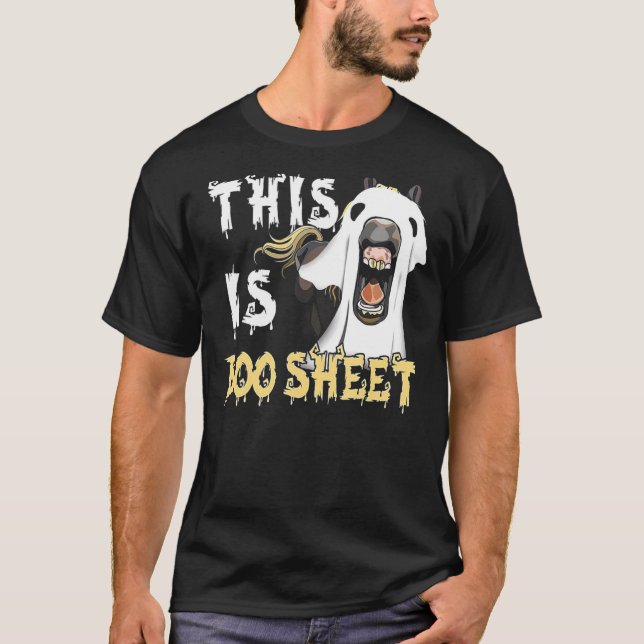 This Is Boo Sheet Horse T-Shirt (Front)
