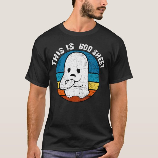 This is Boo Sheet T-Shirt (Front)
