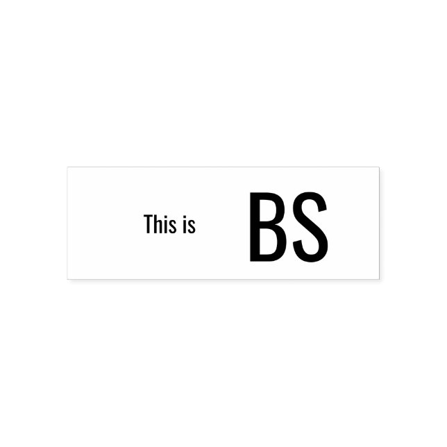 This is BS Self-inking Stamp (Design)