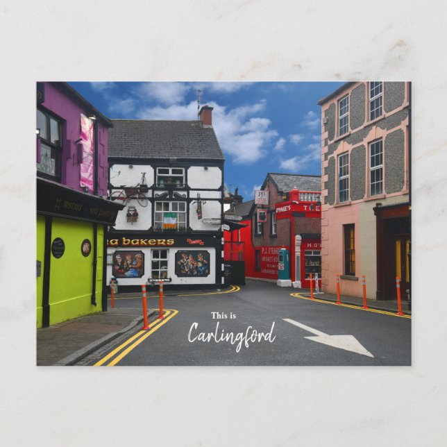 This is Carlingford- Ireland Postcard (Front)