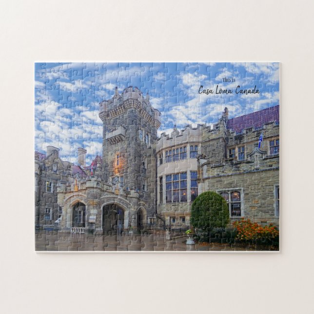 This is Casa Loma , Toronto, Canada  Jigsaw Puzzle (Horizontal)