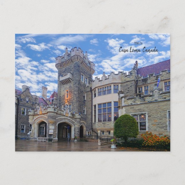 This is Casa Loma , Toronto, Canada  Postcard (Front)