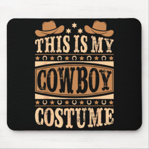 This is Cowboy Costume Shirt Western Men Women Mouse Pad