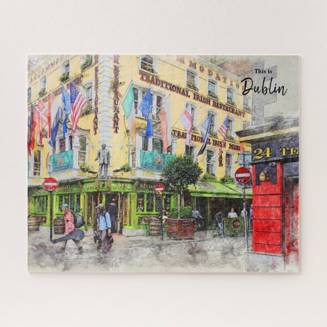 This is Dublin-Ireland Jigsaw Puzzle (Horizontal)