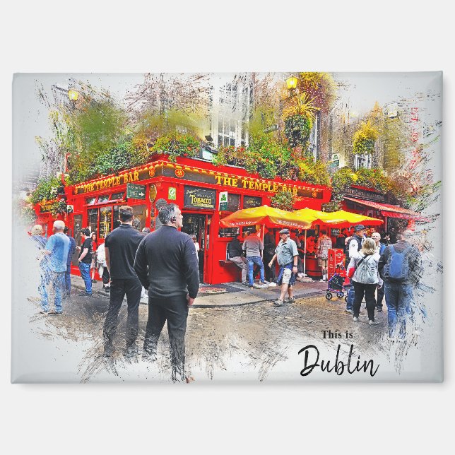 This is Dublin-Ireland Magnet (Front)