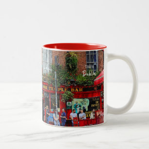 This is Dublin-Ireland Two-Tone Coffee Mug