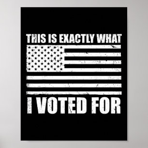 This Is Exactly What I Voted For _1 Poster