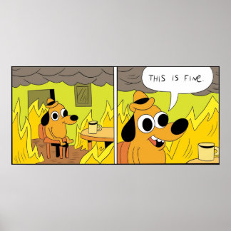 This is fine poster