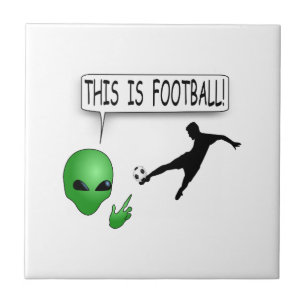 This Is Football Ceramic Tile