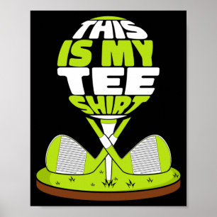 This is golf clothing golfer golfing legend golf poster