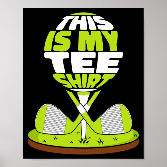 This is golf clothing golfer golfing legend golf poster (Front)