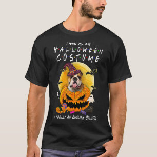 This Is Halloween Costume I'm Really An English Bu T-Shirt