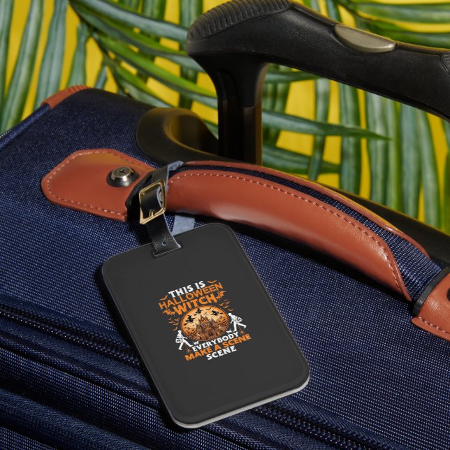 This is Halloween Luggage Tag (Front Insitu 1)