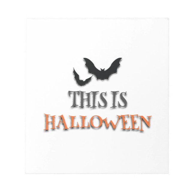 This Is Halloween Notepad (Front)