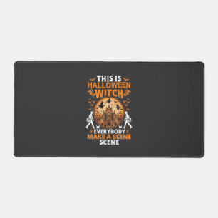 This Is Halloween Witch Everybody Make A Scene Pos Desk Mat