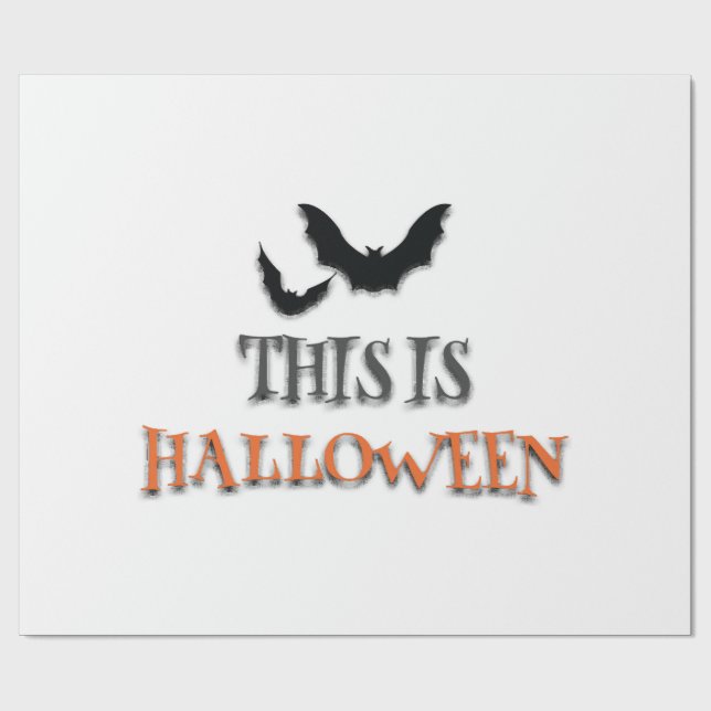 This Is Halloween Wrapping Paper (Flat)