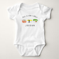 This is how I roll Baby Name Kawaii Sushi lover
