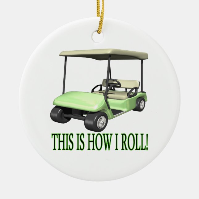 This Is How I Roll Ceramic Tree Decoration (Front)