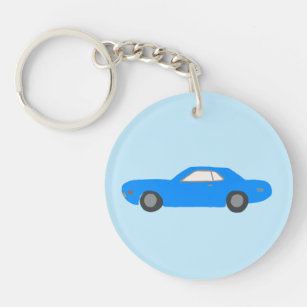 THIS IS HOW I ROLL Classic Muscle Car CUSTOM  Key Ring
