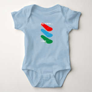 This is how I roll Design - Baby Jersey Bodysuit