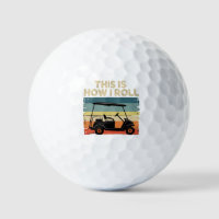 This Is How I Roll Funny Golf Cart Golfer Golfing