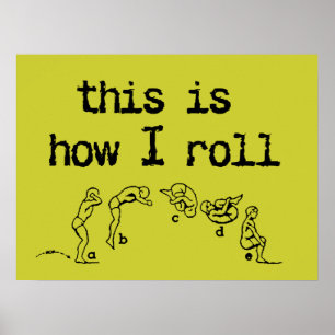 This Is How I Roll Funny Poster Humour