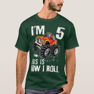 This is How I Roll Monster Truck 6 Yrs 6th Birthda T-Shirt