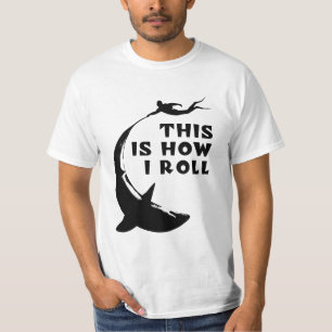 This Is How I Roll - Scuba Diving With Shark T-Shirt